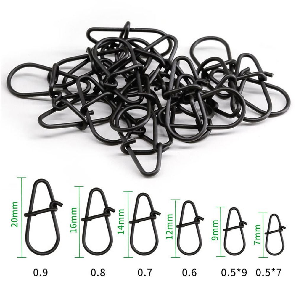 100 ชิ้น/ล็อต Matte black Snap - Fishing Hook Box บทวิจารณ์และราคา