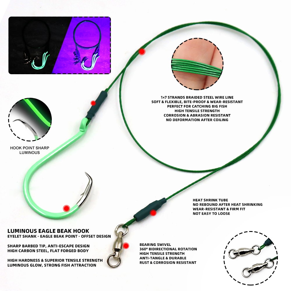 ZYZHE ชุดเบ็ดตกปลาแบบวงกลม 3/6 - Fishing Hook Circle บทวิจารณ์และราคา