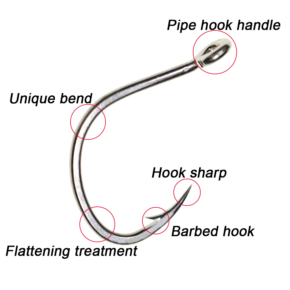 Icerio 10ชิ้นตะขอเคลือบดีบุกป้ - Fishing Hook Offset บทวิจารณ์และราคา