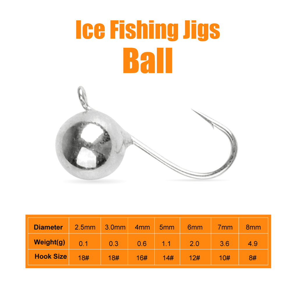 MUUNN ชุดหัวจิ๊กตกปลาน้ำแข็ง 5 - Fishing Hook Offset บทวิจารณ์และราคา