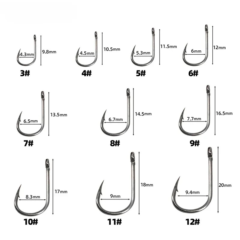 เบ็ดตกปลาเหล็กกล้าคาร์บอน แข็ง - Fishing Hook Assortment บทวิจารณ์และราคา