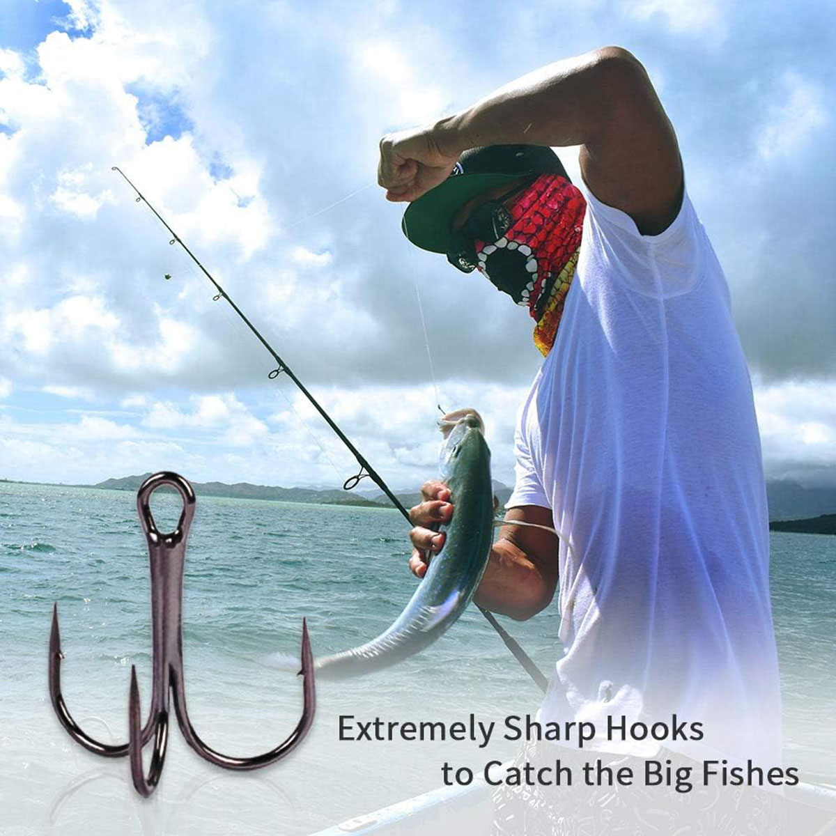ชุดเบ็ดตกปลาแบบสามทาง 50/100 ช - Fishing Hook Circle บทวิจารณ์และราคา