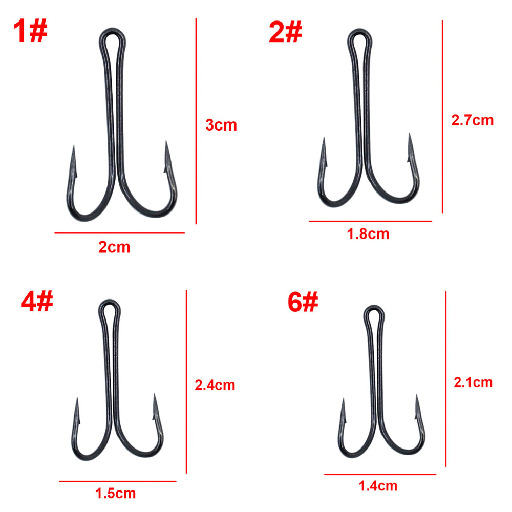 100 ชิ้น/กล่องสูงเหล็กคาร์บอนส - Fishing Hook Jig บทวิจารณ์และราคา